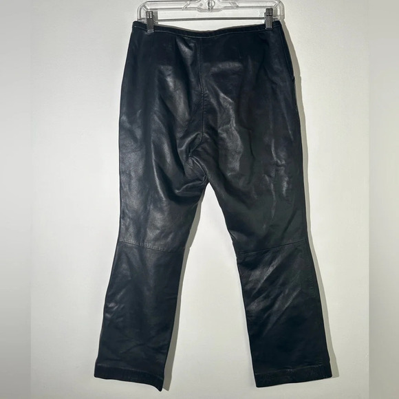 Vintage Lord & Taylor Calf Skin Leather Pants - Picture 6 of 6